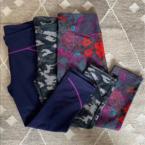 Bundle of 3 Fabletics Leggings